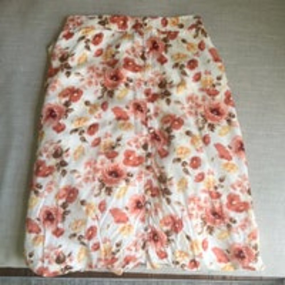 Abercrombie and Fitch Floral High Low Skirt